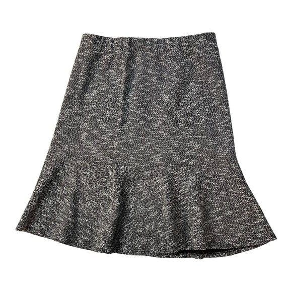 Lands’ End Skirt A-line Pull On Black Large Petite (14-16) Textured Stretch $49 - Picture 2 of 11